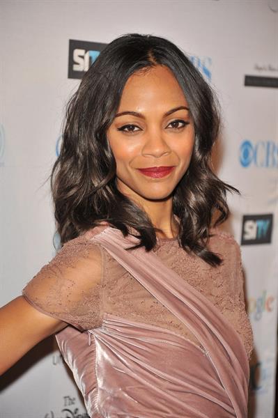 Zoe Saldana  14th Annual NHMC Impact Awards -- Beverly Hills, Feb. 25, 2011 