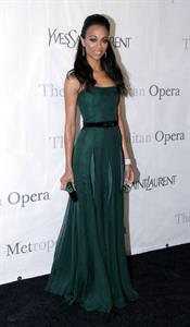 Zoe Saldana Metropolitan Opera 125th Anniversary Gala at Lincoln Center in NYC March 15th, 2009