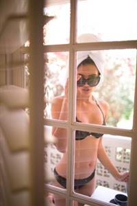 Rachel Barnes in lingerie