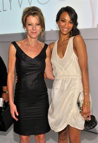 Zoe Saldana arrives for ELLE Magazine 16th Annual Women in Hollywood Tribute Oct 19, 2009  