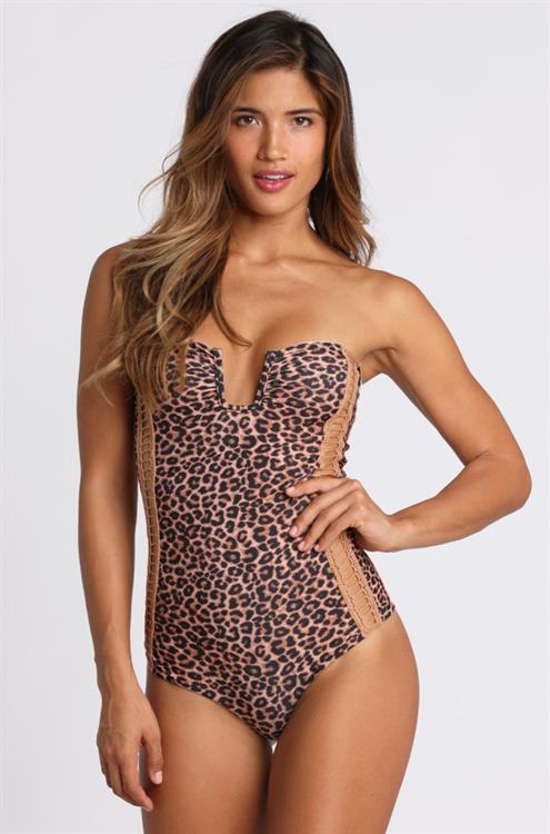 Rachel Barnes in a bikini