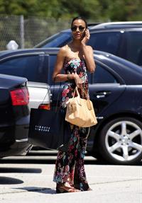 Zoe Saldana runs errands in LA August 5, 2011  
