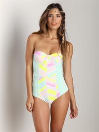 Rachel Barnes in a bikini