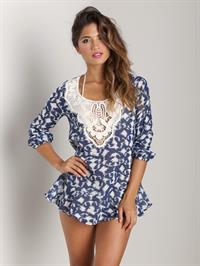 Rachel Barnes in a bikini