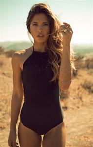 Rachel Barnes in a bikini