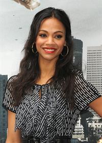 Zoe Saldana at the Star Trek Madrid Photocall