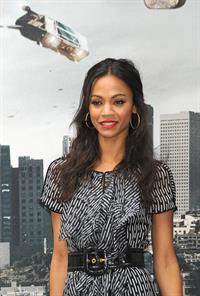 Zoe Saldana at the Star Trek Madrid Photocall