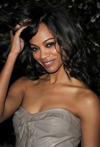 Zoe Saldana Audi And J Mendel Celebrate The 2011 Golden Globe Awards in LA January 9, 2011 