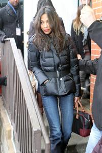 Zoe Saldana at the Sundance Film Festival on January 26-2012 