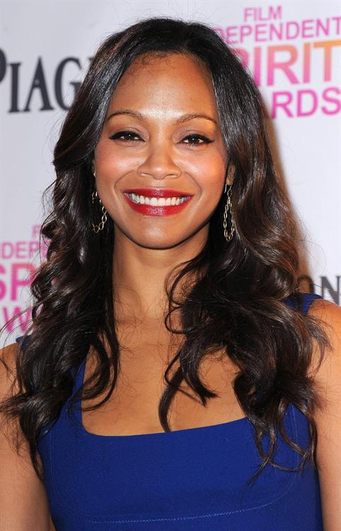 Zoe Saldana 2013 Film Independent Spirit Awards Nominations Press Conference at the W Hollywood on November 27, 2013