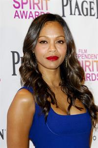 Zoe Saldana 2013 Film Independent Spirit Awards Nominations Press Conference at the W Hollywood on November 27, 2013