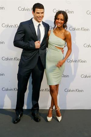 Zoe Saldana at The World Of Calvin Klein - Mercedes Benz Fashion Week Spring/Summer 2011 - July 7, 2010