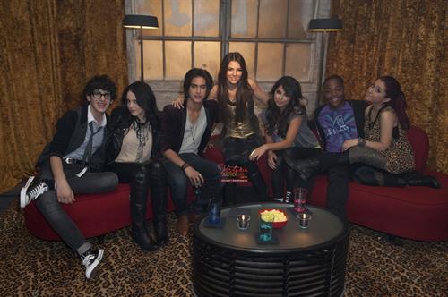 Victoria Justice fst 'Freak the Freak Out' music video set stills 2010 