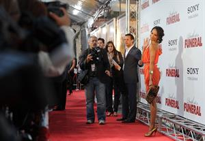 Zoe Saldana @ Death At A Funeral Los Angeles Premiere 12/04/10  