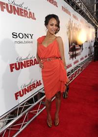 Zoe Saldana @ Death At A Funeral Los Angeles Premiere 12/04/10  