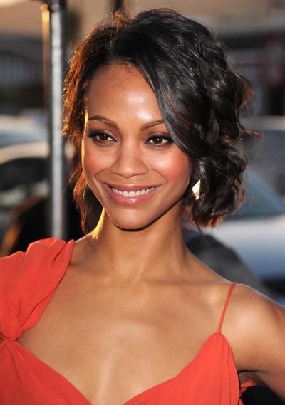 Zoe Saldana @ Death At A Funeral Los Angeles Premiere 12/04/10  