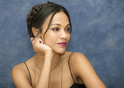 Zoe Saldana at Death At A Funeral press conference at the Four Seasons Hotel 11-04-2010 