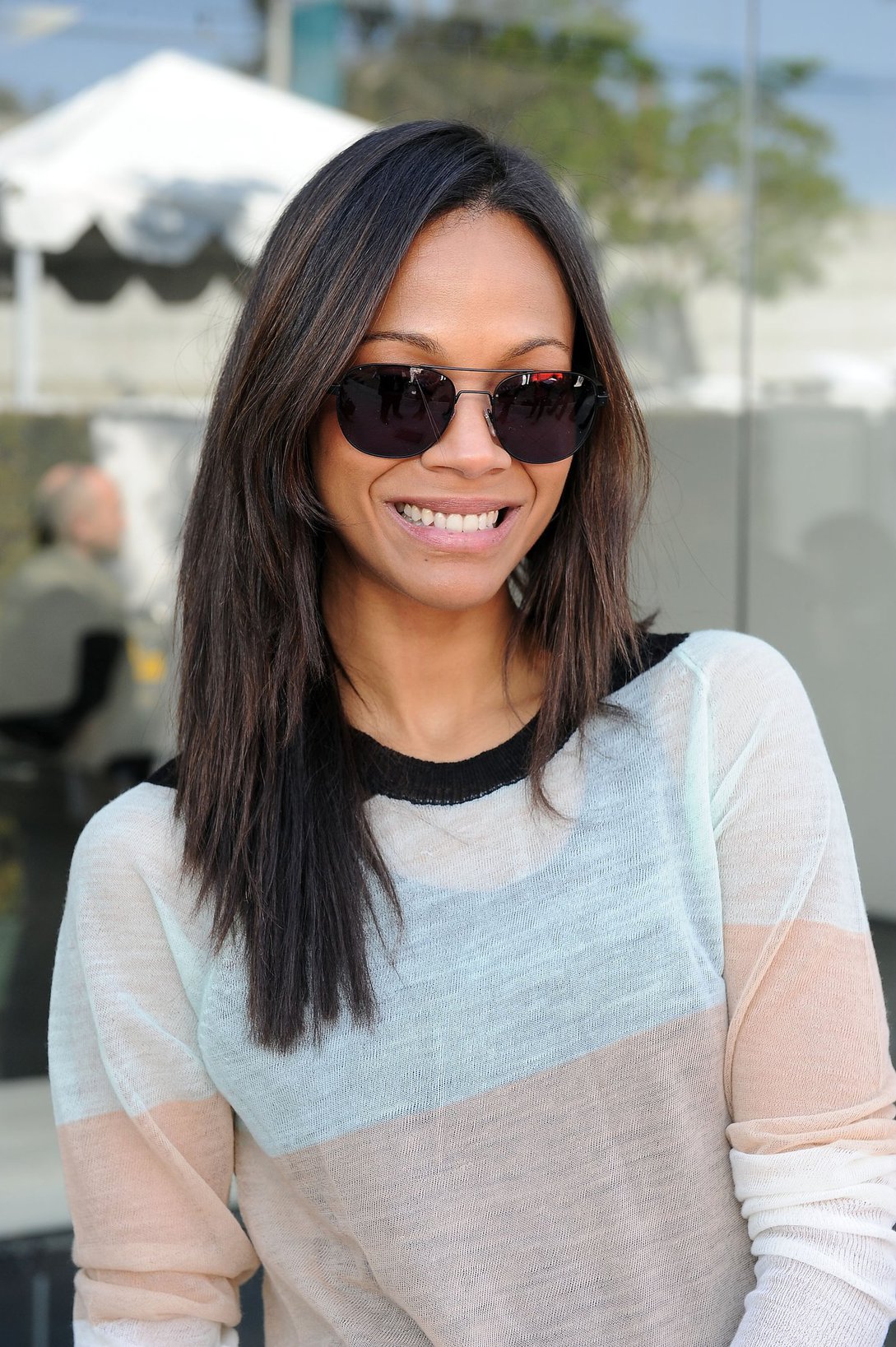 Zoe Saldana - John Varvatos 9th Annual Stuart House Benefit in Los Angeles March 11 2012. 