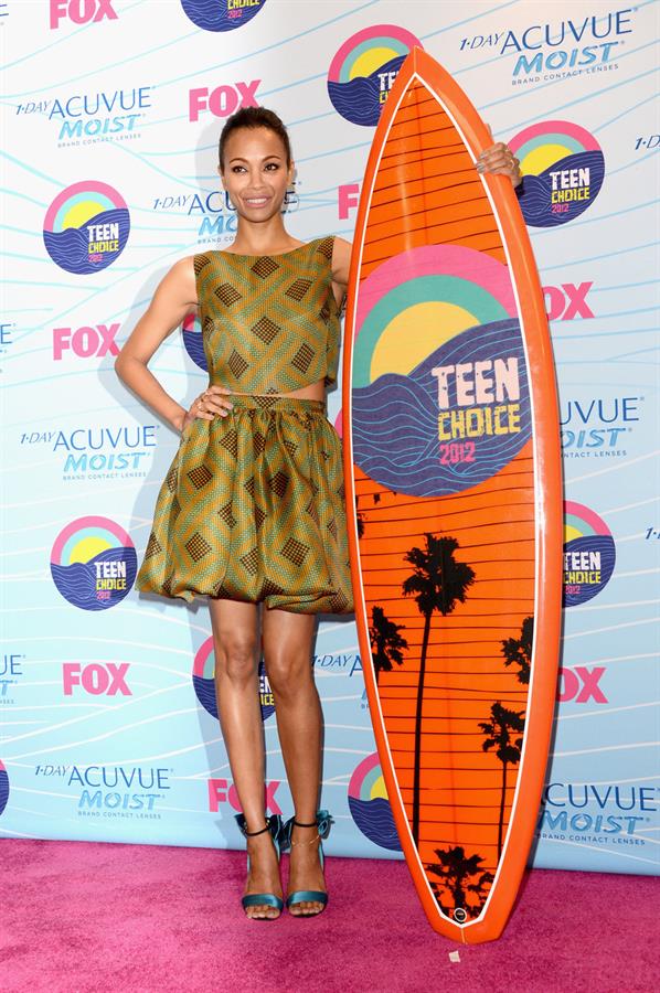Zoe Saldana - 2012 Teen Choice Awards in Universal City (July 22, 2012)