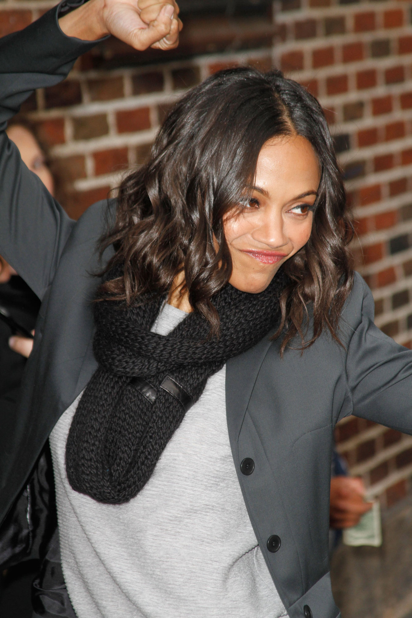 Zoe Salanda at The Letterman Show