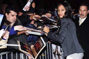 Zoe Salanda at The Letterman Show