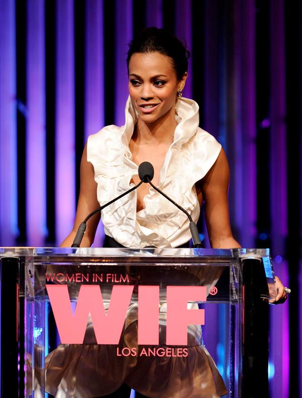 Zoe Saldana - 2010 Women In Film Crystal & Lucy Awards: A New Era - June 1, 2010