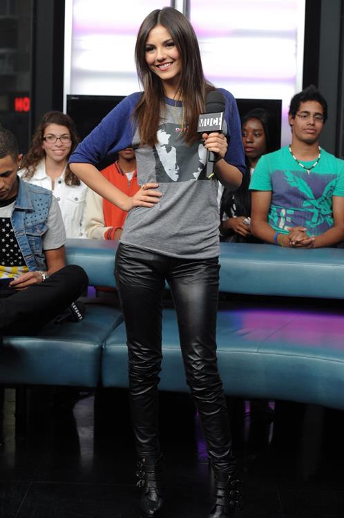 Victoria Justice on New Music Live at MuchMusic in Toronto 10/17/12