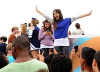 Victoria Justice Worldwide Day of Play event in Washington DC 9/24/11 