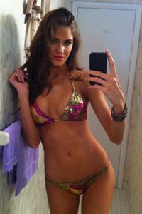Brittany Oldehoff in a bikini taking a selfie