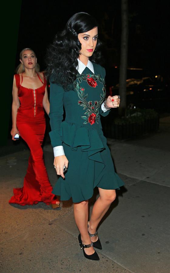 Katy Perry arrives at her secret perfume launch in New York City (May 2, 2013)