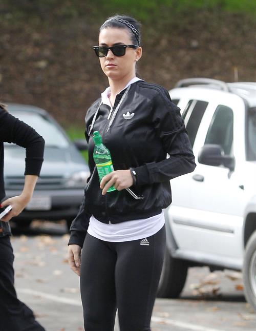 Katy Perry goes for a hike in Los Angeles 1/6/13 