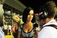 Katy Perry at the Formula One Grand Prix in Singapore 9/23/12