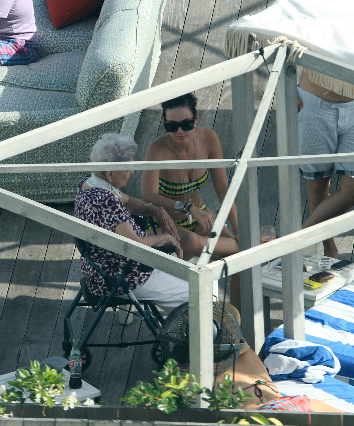 Katy Perry - In a bikini at a hotel pool in Miami July 27, 2012