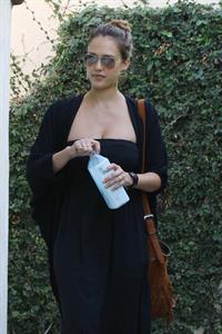 Jessica Alba going to business meeting in Westwood on September 9, 2011