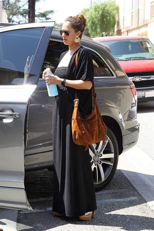 Jessica Alba going to business meeting in Westwood on September 9, 2011
