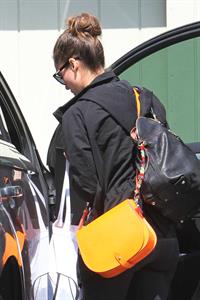 Jessica Alba going to her office in Santa Monica April 4, 2012 
