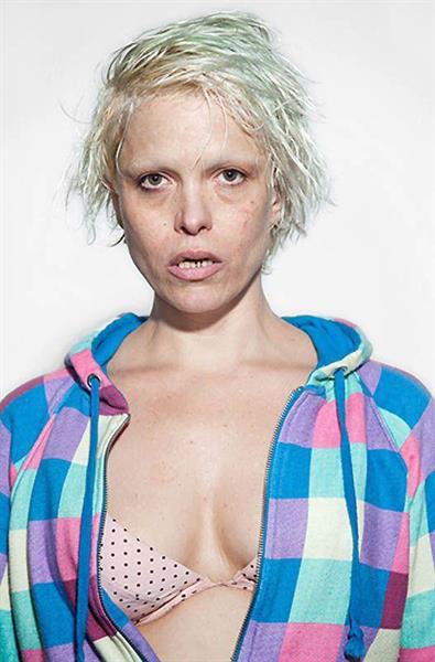 Anonymous in lingerie