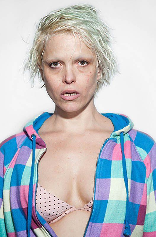 Anonymous in lingerie