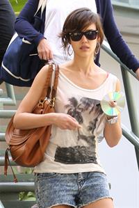 Jessica Alba leaving Caffe Luxxe in Brentwood on March 20, 2010 