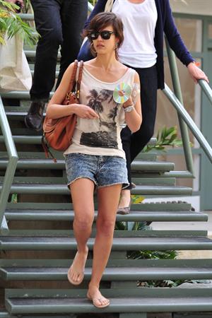 Jessica Alba leaving Caffe Luxxe in Brentwood on March 20, 2010 