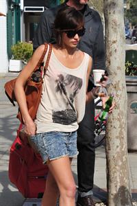 Jessica Alba leaving Caffe Luxxe in Brentwood on March 20, 2010 