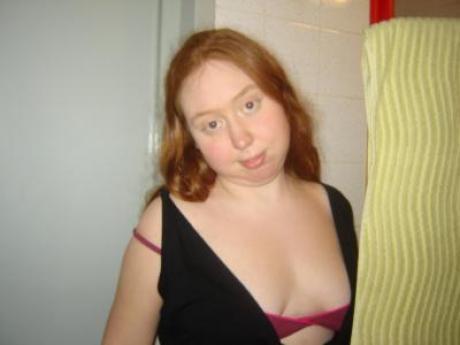 Anonymous in lingerie