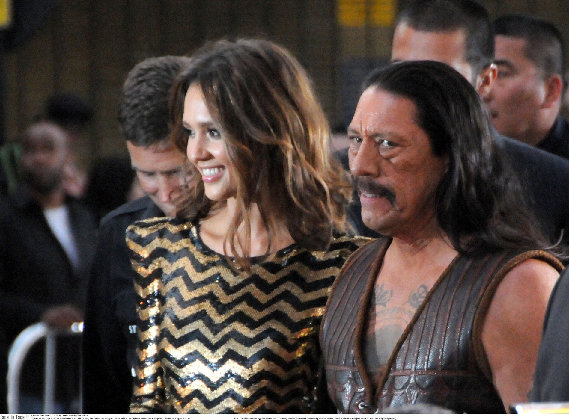 Jessica Alba at the Machete premiere in Los Angeles on Aug 25, 2010 