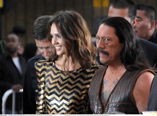 Jessica Alba at the Machete premiere in Los Angeles on Aug 25, 2010 