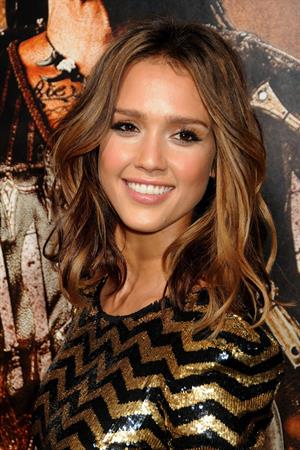 Jessica Alba at the Machete premiere in Los Angeles on Aug 25, 2010 