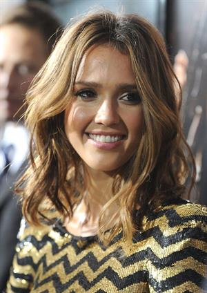Jessica Alba at the Machete premiere in Los Angeles on Aug 25, 2010 