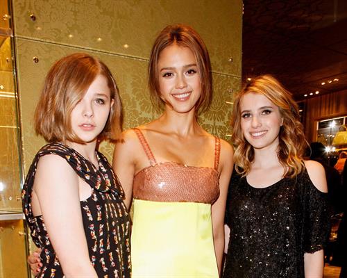 Jessica Alba Miu Miu store launch dinner at Lancaster House on December 3, 2010 in London 