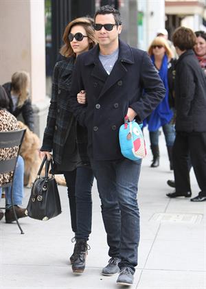 Jessica Alba out for breakfast in Beverly Hills on December 26 