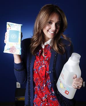 Jessica Alba portrait shoot to promote Honest.com in New York City on January 17, 2012