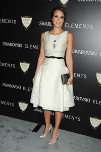 Jessica Alba Swarovski Elements holiday lighting ceremony November 21, 2011 